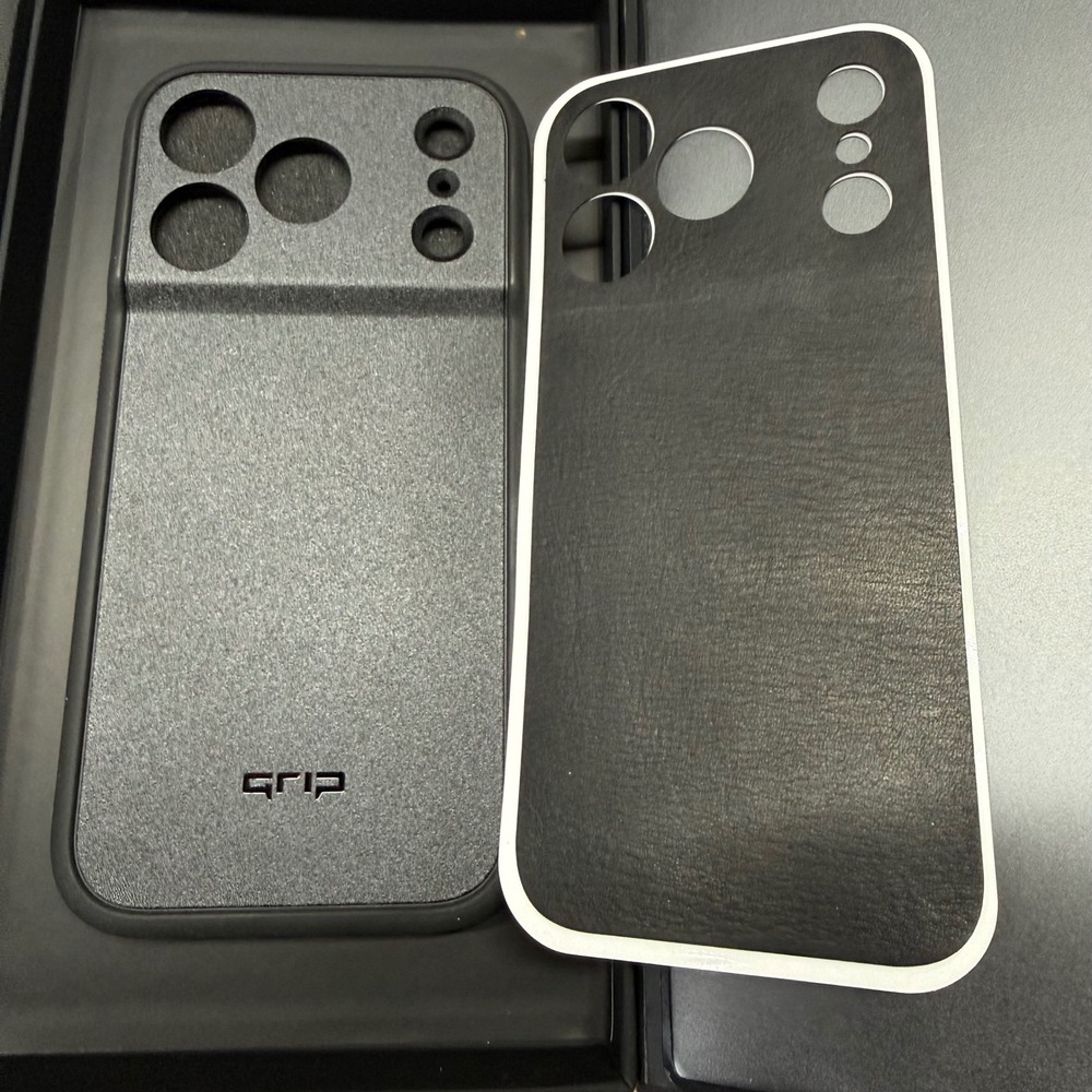 dbrand Grip Case Matte Black iPhone 17 Pro Black Leather Skin New Open Box